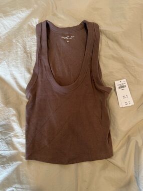 Abercrombie & Fitch Essentials Ribbed Tank Top NWT